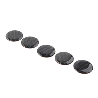 5 Pcs Door Handle Push Button Knobs Cover Trim For Jeep Wrangler JK 2007-2017