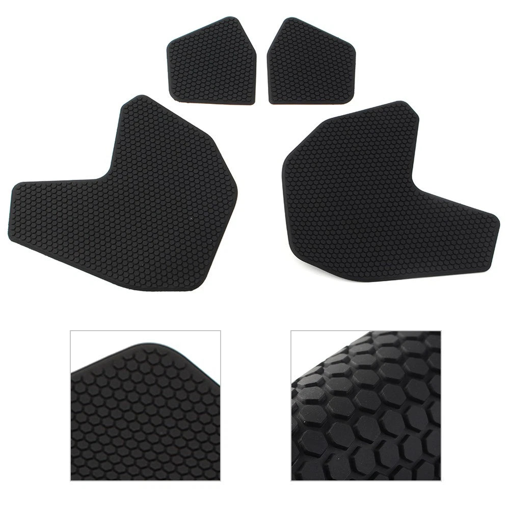 4PCS Anti Slip Sticker Traction Tank Pad Rubber For YAMAHA MT-09 FZ-09 2013-2019