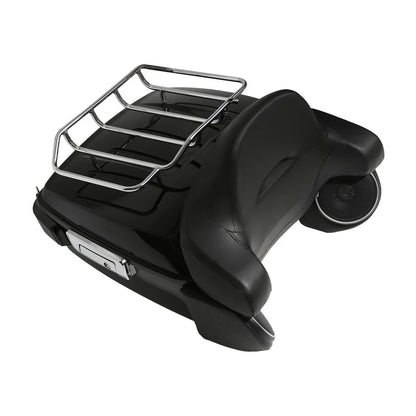 King Trunk Pad Light Rack Speakers Docking For Harley Electra Road Glide 2014-26