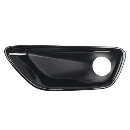 2pcs Front Glossy Fog Light Lamp Cover Bezel For Jeep Grand Cherokee 2017-2021