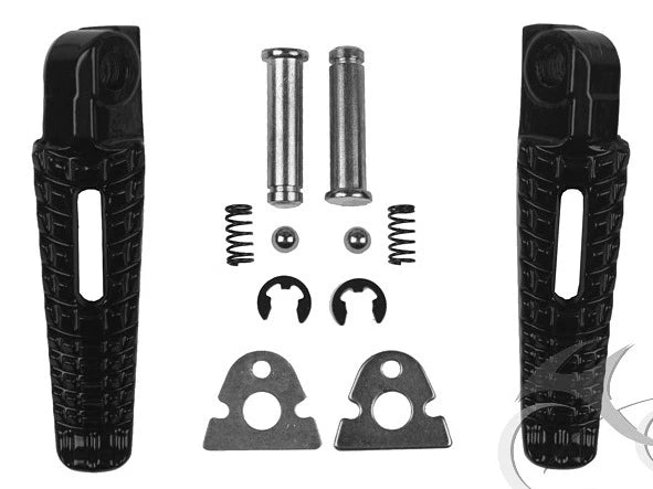Front & Rear Foot Pegs Footrest Fit For Suzuki GSX-R 600 750 GSXR 1000 2006-2025