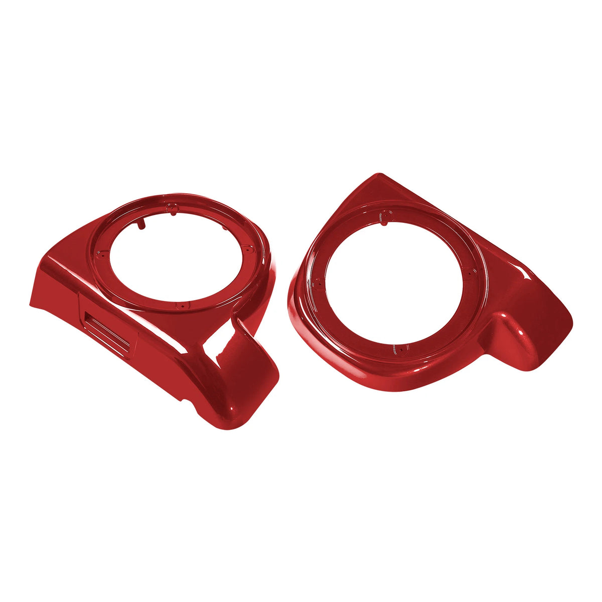 Lower Vented Fairing Speaker Pod Fit For Harley Electra Glide 14-25 Wicked Red