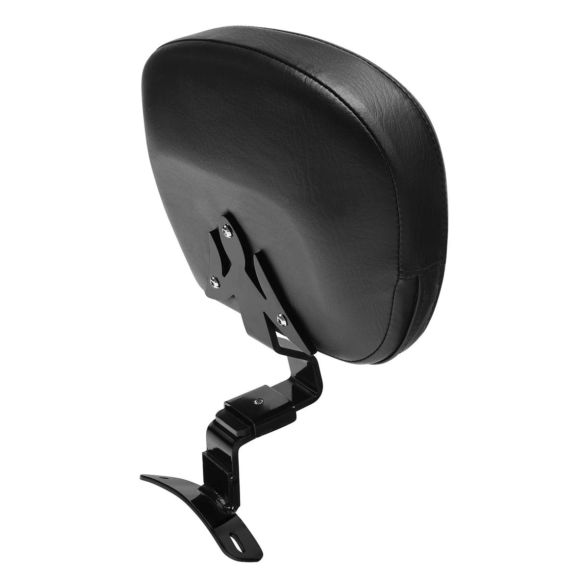 Black Driver Rider Backrest Pad Fit For Harley Road King Street Glide 2009-2023