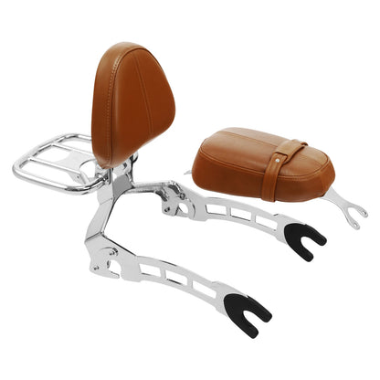 Passenger Seat Backrest Sissy Bar W/ Rack For Indian Scout 15-24 Sixty ABS 19-20