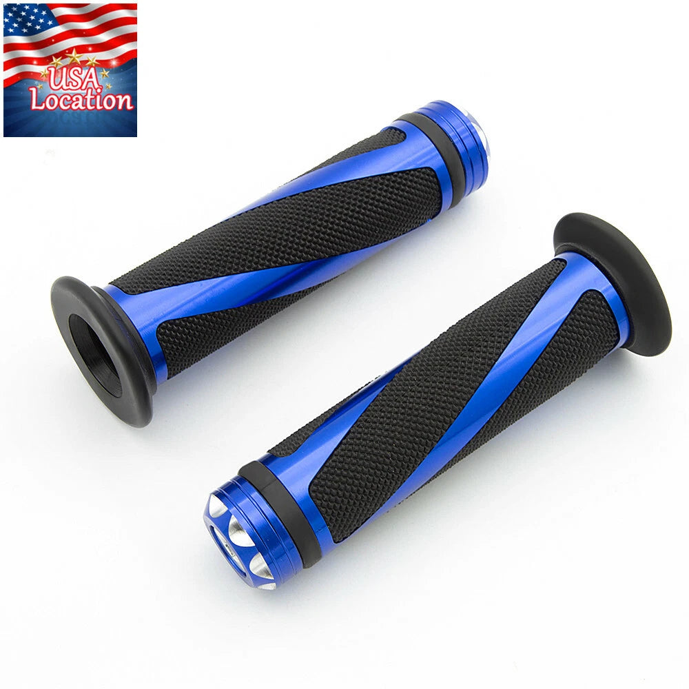 For Yamaha RAPTOR 250 2008-2013 Fold Extend Brake Clutch Levers Grip Handle Blue