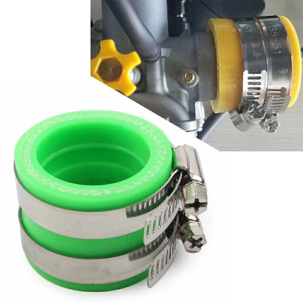 Carburetor Rubber Adapter Intake Manifold Fit OKO PWK  28/30mm Green USA