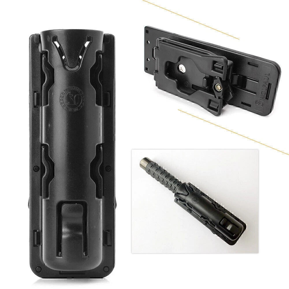 Expandable ASP Baton Holder Swivelling Pouch Case Holster Plastic+Nylon Black US