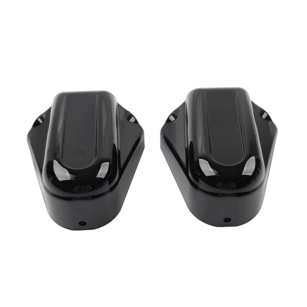 Bar Shield Rear Axle Covers Swingarm Cap For Harley Softail FLSTN 2008-up US