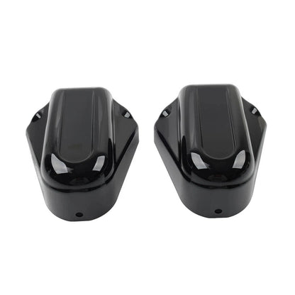 Bar Shield Rear Axle Covers Swingarm Cap For Harley Softail FLSTN 2008-up US