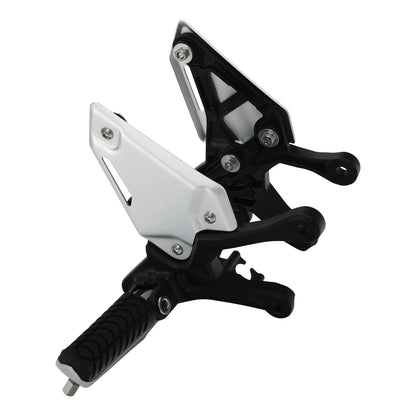 Front Driver Foot Pegs Pedals Bracket Fit For Kawasaki Z900 2017-2024 2023 Black
