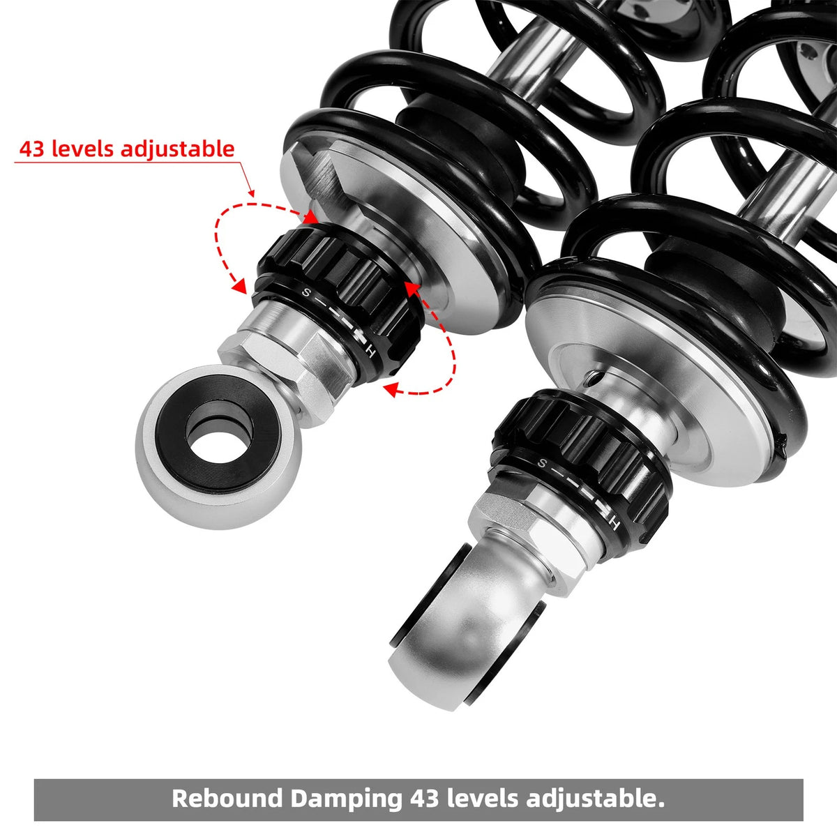 Remote Reservoir Rear Suspensions Shocks For Harley CVO Road Glide FLTRXSE 23-Up