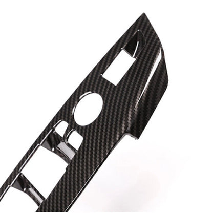 Carbon Fiber Inner Door Window Switch Trim Cover For BMW X3 X4 G01 G02 2018-2023