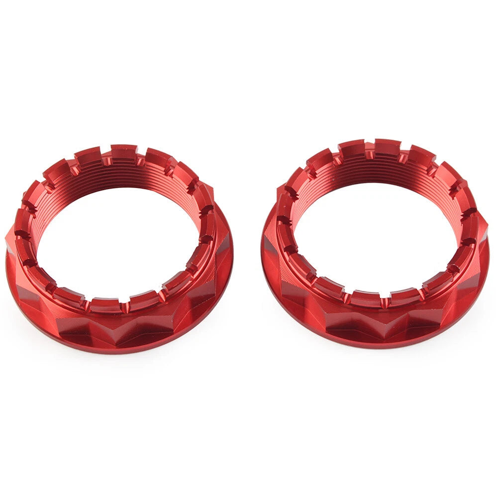 Rear Wheel Axle Nut Fit For Ducati V4 1098 1198 1199 1299 Motorcycle Red 2PCS