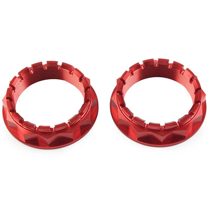 Rear Wheel Axle Nut Fit For Ducati V4 1098 1198 1199 1299 Motorcycle Red 2PCS