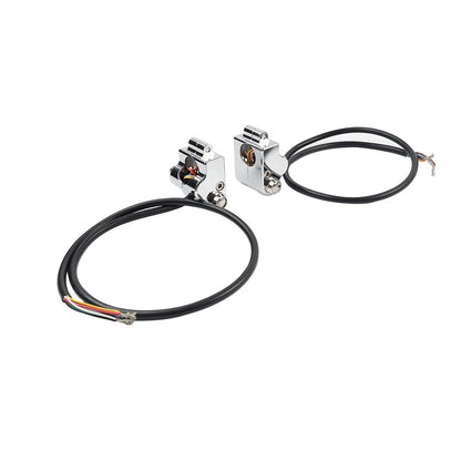 Motorycle CNC 1" 25mm Handlebar Switch Controls Housing For Harley Universal