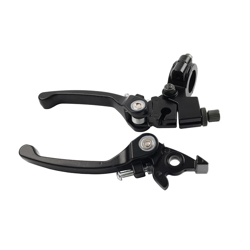 Brake Clutch Levers Black For Dirt Bike 50cc 125cc 22mm 7/8 Inch Handlebar