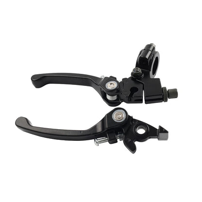 Brake Clutch Levers Black For Dirt Bike 50cc 125cc 22mm 7/8 Inch Handlebar