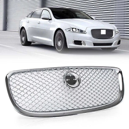 1 Pcs  ABS Chrome Front Upper Car Grille Mesh Grill Fit Jaguar XJ 2010-2015