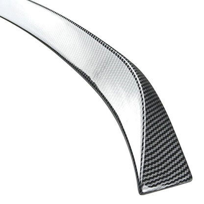 Carbon Look Rear Boot Trunk Spoiler Lip Middle Wing For BMW X5 G05 2019-2024