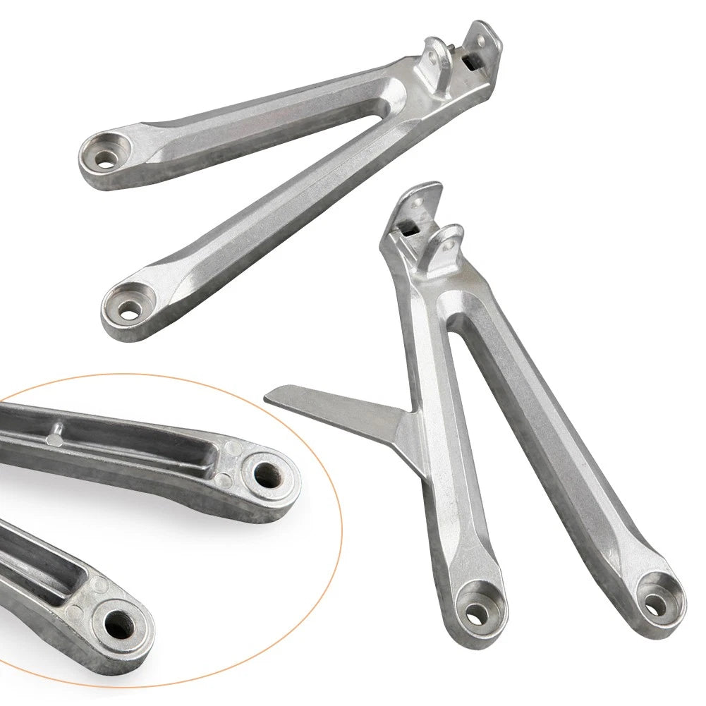 2pcs Motorcycle Silver Rear Foot Pedal  For HONDA CBR 600RR 2005 2006