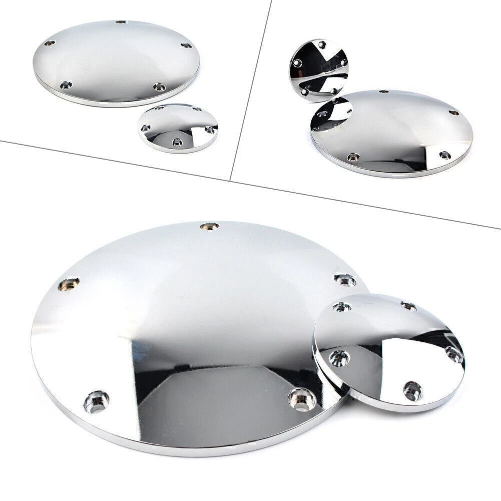 5 Holes Smooth Domed Derby Timing Timer Cover For Harley Road Glide Custom FLTRX
