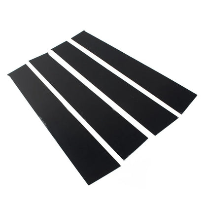 4 Pcs Bright Black Car Window Pillar Posts Door Trims For Dodge Ram 1500 2009-18