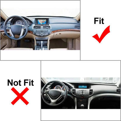 1 Piece Black Dashboard Pad Dash Cover Mat For Honda Accord 2008-2012 LHD