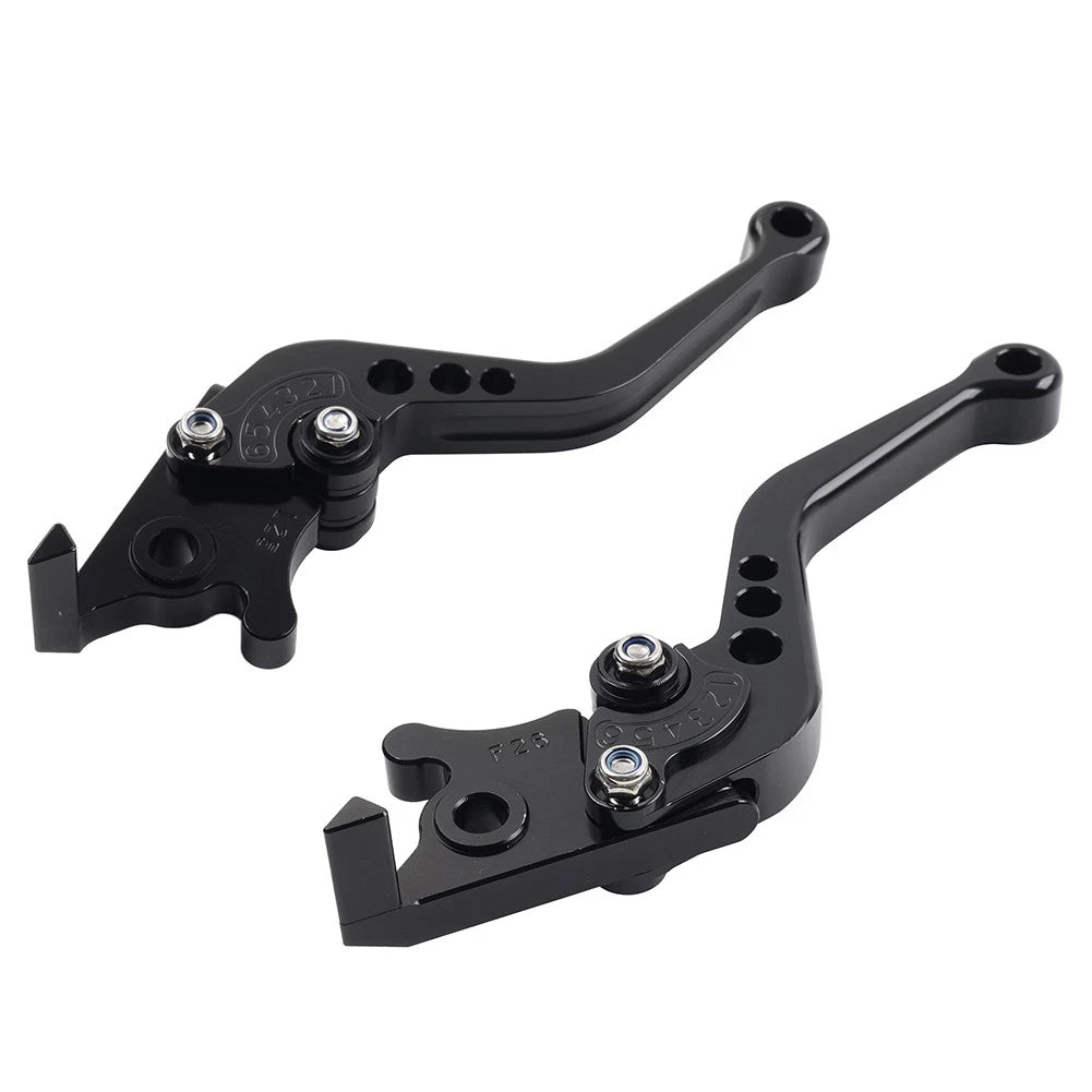 2pcs CNC Adjust Short Brake Clutch Levers Handles For Suzuki SV650 1999-2009