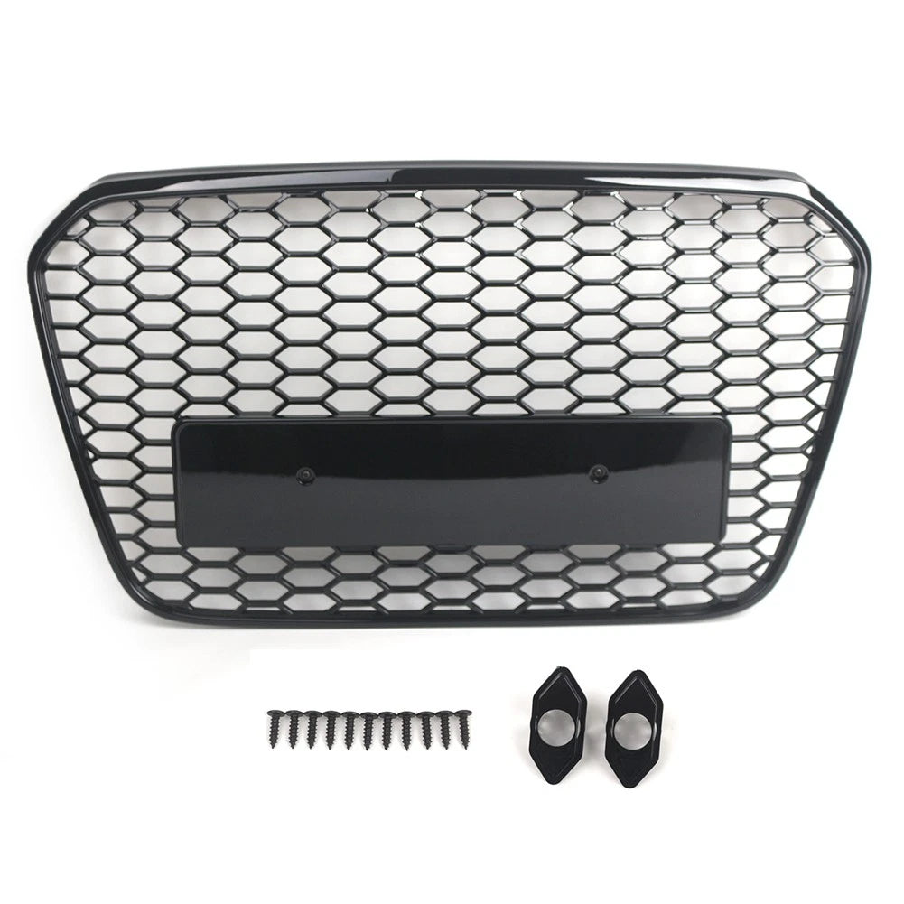 US Front Bumper Radiator Grille Mesh Grill For Audi A6 S6 C7 US EU2012-2015