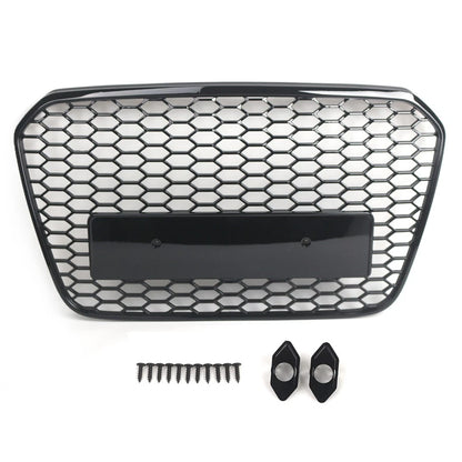 US Front Bumper Radiator Grille Mesh Grill For Audi A6 S6 C7 US EU2012-2015