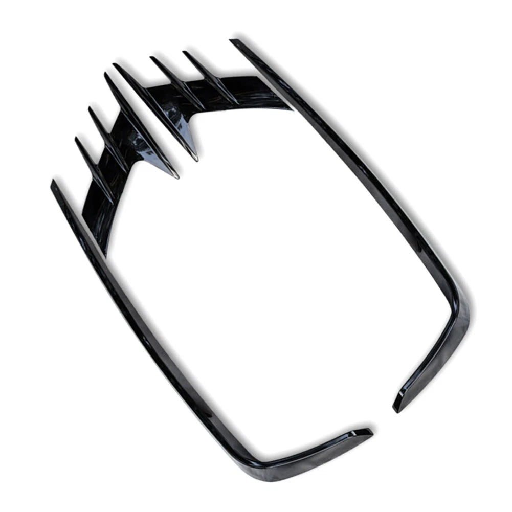 Front Fog Light Lamp Eyebrow Cover Trim For Honda Accord 2018-2020 Black 4Pcs