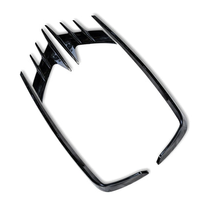 Front Fog Light Lamp Eyebrow Cover Trim For Honda Accord 2018-2020 Black 4Pcs