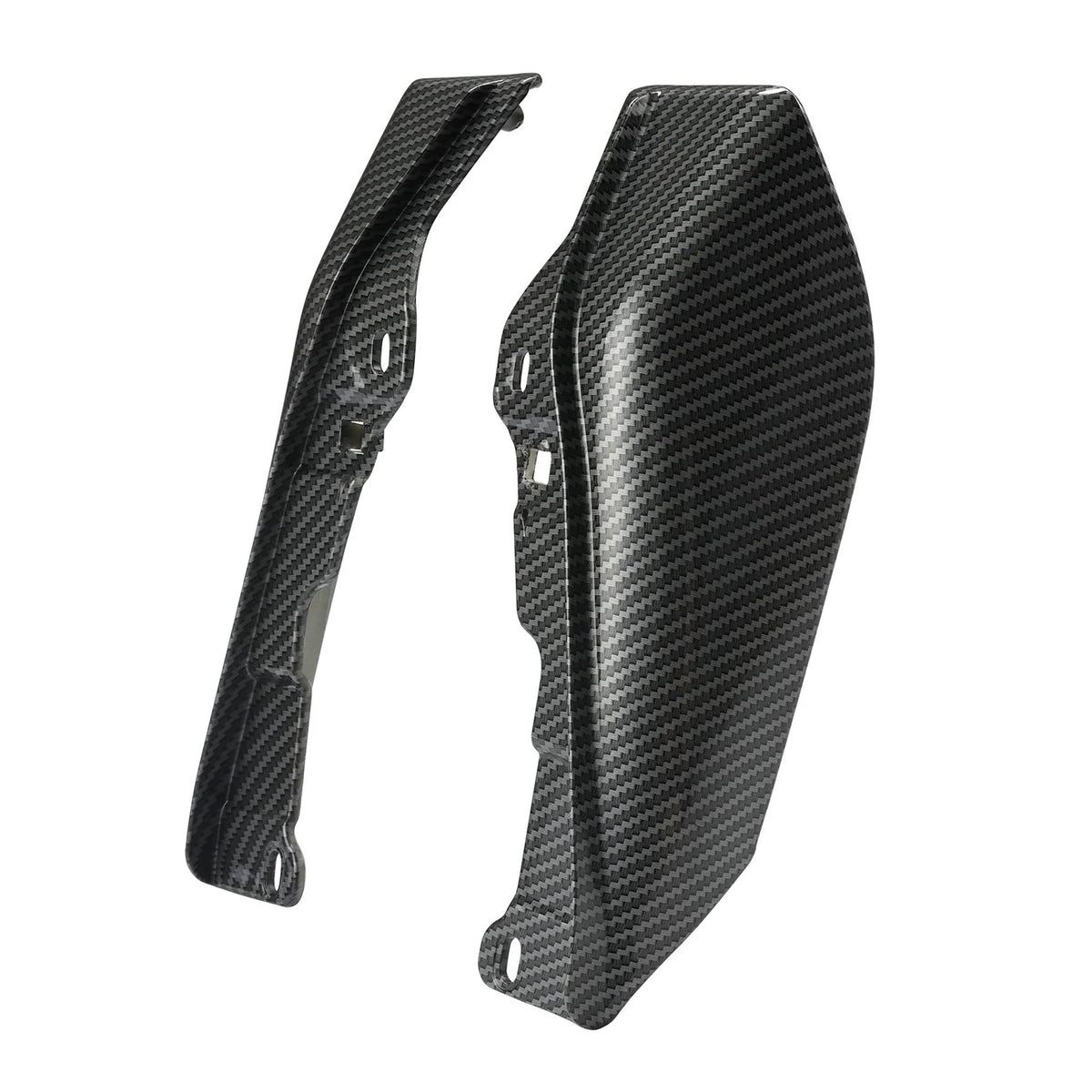 Carbon Fiber Vivid Black Mid-Frame Air Deflector For Harley Electra Glide 09-23