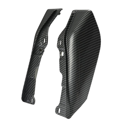 Carbon Fiber Vivid Black Mid-Frame Air Deflector For Harley Electra Glide 09-23