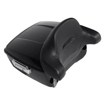 Black King Trunk Pad Speakers Fit For Harley Touring Glide 2014-Up