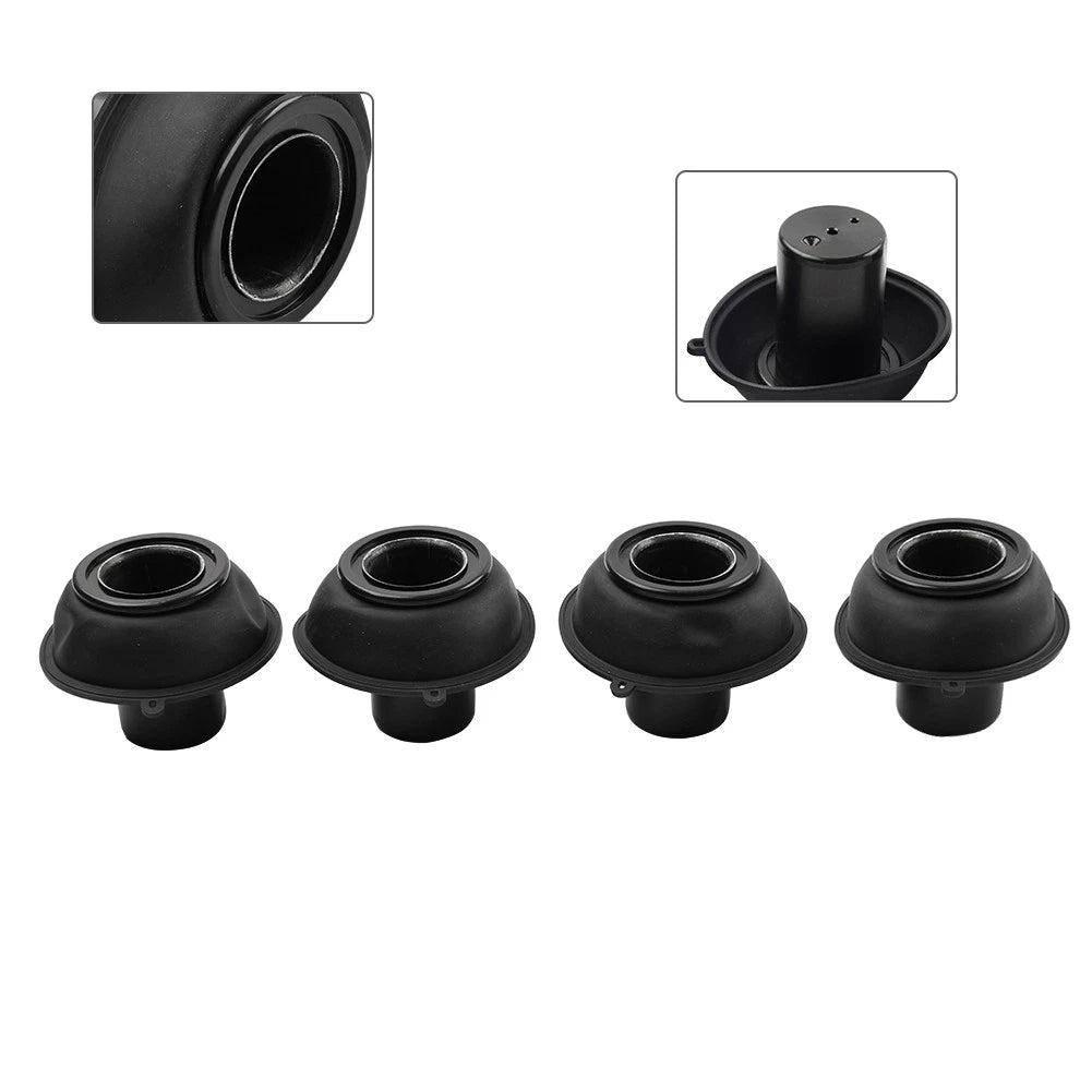 4Pcs Carburetor Vacuum Piston Diaphragm Set For Honda GL1200 Goldwing 1984-1987