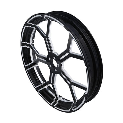 26 X 3.5'' Front Wheel Rim W/ Single Disc Hub Fit For Harley Electra Glide 97-21