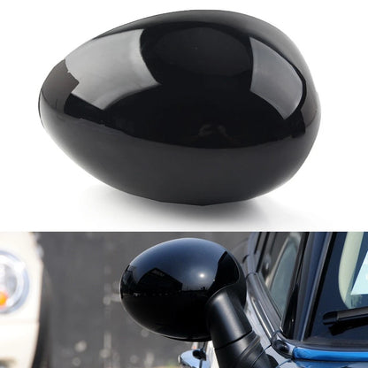 1 Pc Bright Black Door Wing Mirror Cover Fit Mini R55 R56 R57 R58 R59 R60 R61