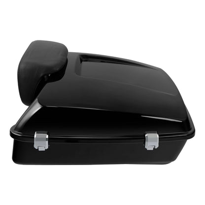 Chopped Trunk Pad Mount Rack Fit For Harley Road Glide 09-13 12 Black