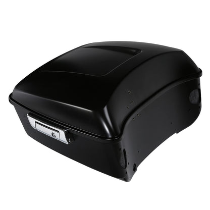 King Trunk Backrest Pad Mount Fit For Harley Touring Glide 2014-Up
