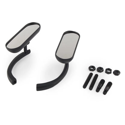 1 Pair Motor Rear View Side Mirror left right Fit All for Harley Davidson Black