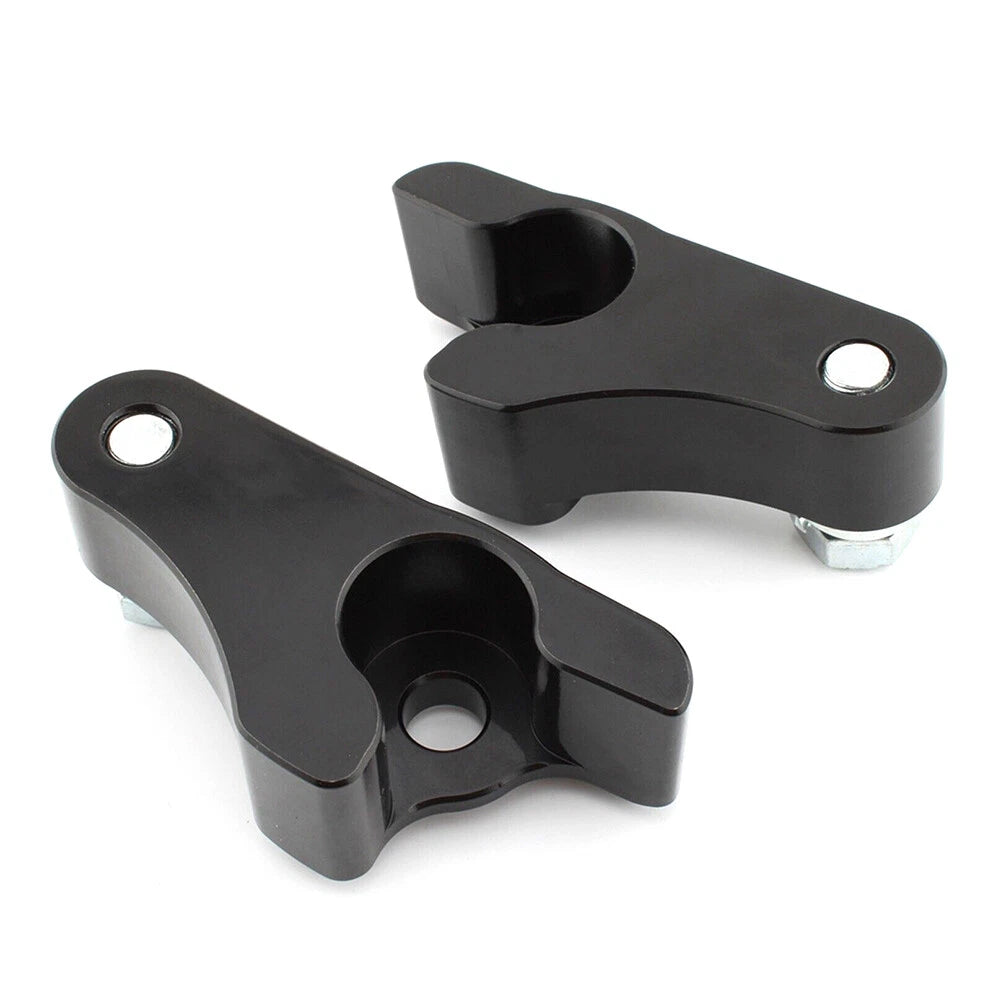 Rear Shock Absorber 1" Lowering Kit for Harley Touring FLHX FLHR FLHT Black 2pcs