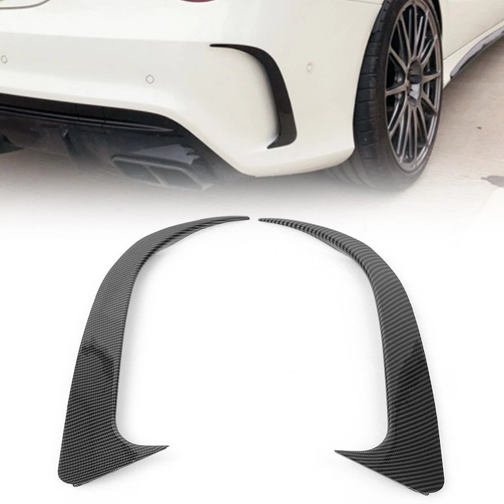 2 x Carbon Rear Side Air Vent Cover For Benz W117 CLA200/220/CLA250 14-18