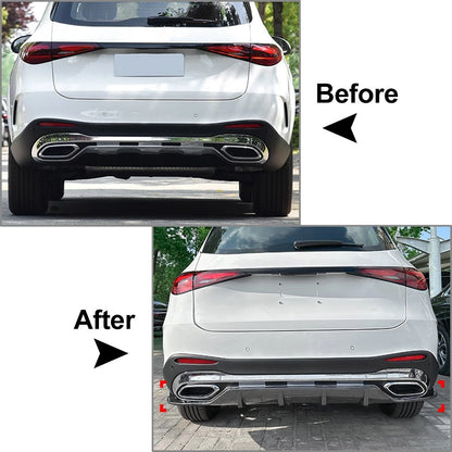 Rear Bumper Spoiler Splitter Lip For Mercedes Benz GLC Class X254 2023+