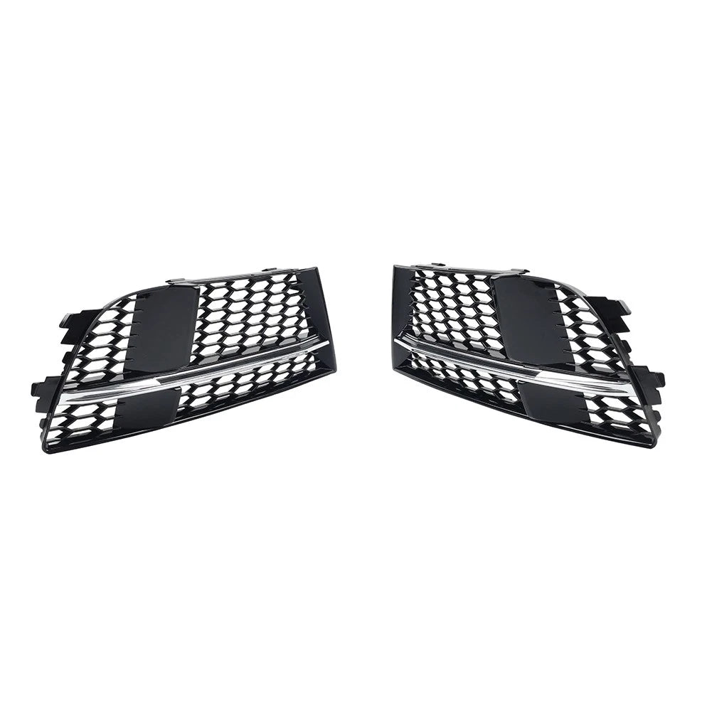 Front Bumper Fog Light Cover Honeycomb Grille For Audi A3 2016-2020