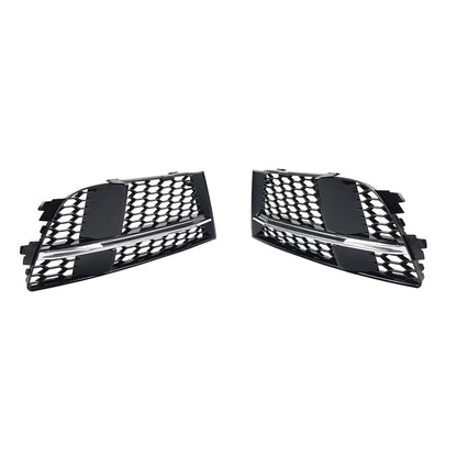 Front Bumper Fog Light Cover Honeycomb Grille For Audi A3 2016-2020