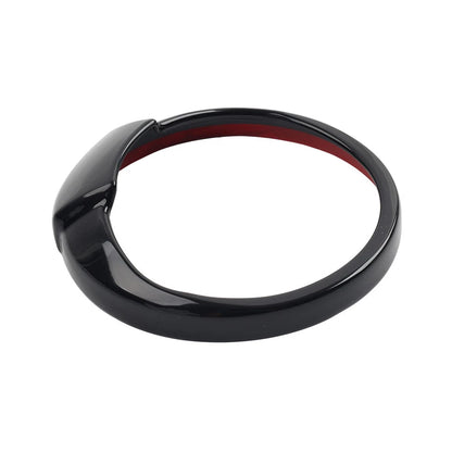 5" Gauge Visor Ring Speedometer Cover Black For Harley Road King Dyna Softail