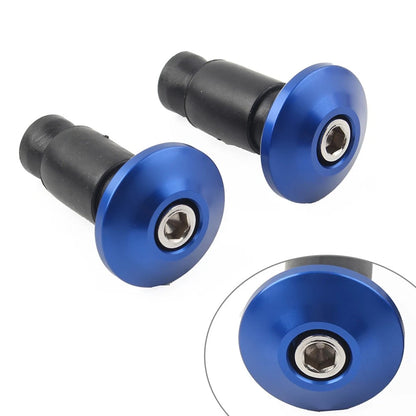 7/8'' Handle Bar End Weights Handlebar Grips Cap Plugs For Dirt Bike Blue USA