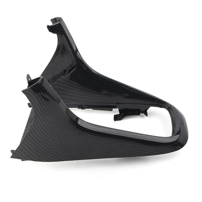 1x Front Console Cover Surround Trim For VW Golf MK6 2009-14 Carbon Fiber Black