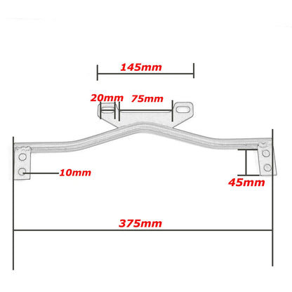 Bullet Driving/Passing Turn Signal Spot Light Bar For Harley Touring Dyna Softai